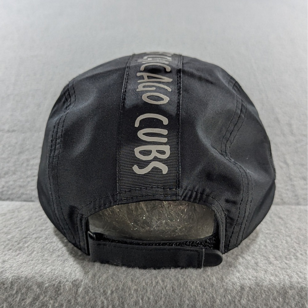 New Era Unisex Chicago Cubs 5-Panel Camper Hat OSFM Black Gray Logo Tape MLB - Picture 4 of 10